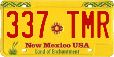 NM license plate 337TMR