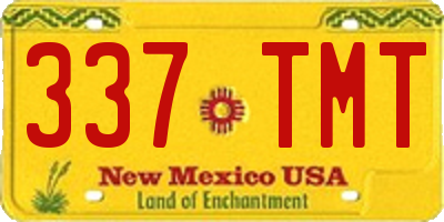 NM license plate 337TMT