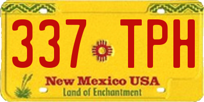 NM license plate 337TPH