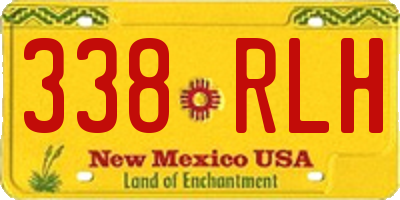 NM license plate 338RLH