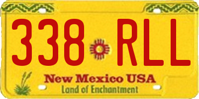 NM license plate 338RLL