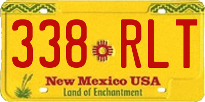 NM license plate 338RLT