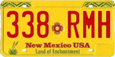NM license plate 338RMH