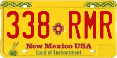 NM license plate 338RMR