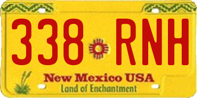 NM license plate 338RNH