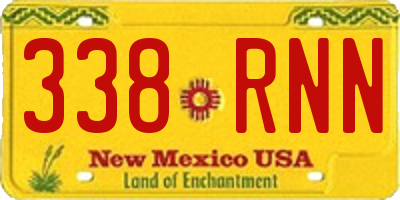 NM license plate 338RNN