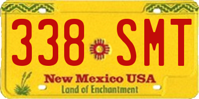 NM license plate 338SMT
