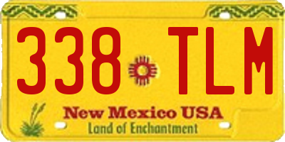 NM license plate 338TLM