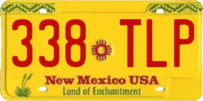 NM license plate 338TLP