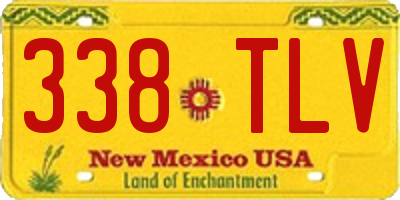 NM license plate 338TLV