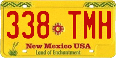 NM license plate 338TMH
