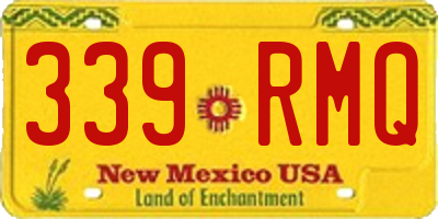 NM license plate 339RMQ