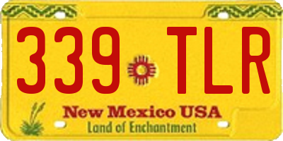 NM license plate 339TLR