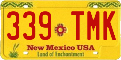 NM license plate 339TMK