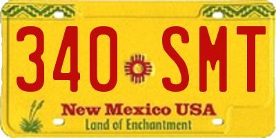 NM license plate 340SMT