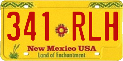 NM license plate 341RLH