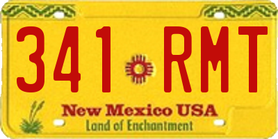NM license plate 341RMT