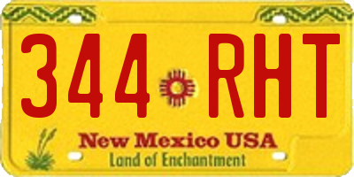 NM license plate 344RHT