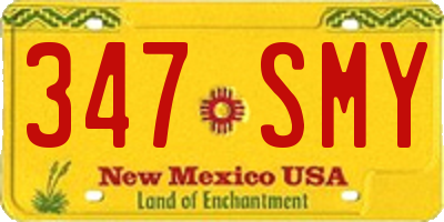 NM license plate 347SMY