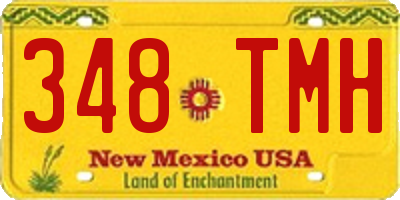 NM license plate 348TMH