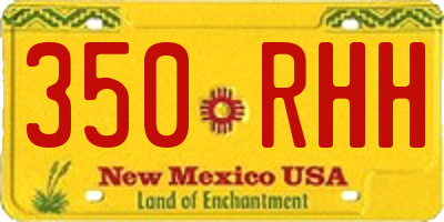 NM license plate 350RHH