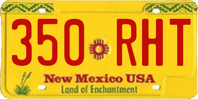 NM license plate 350RHT