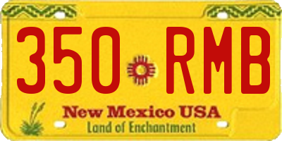 NM license plate 350RMB