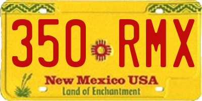 NM license plate 350RMX