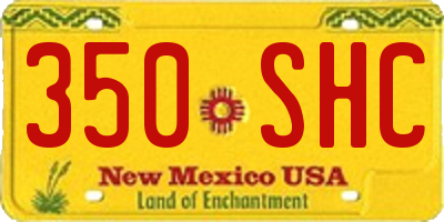 NM license plate 350SHC