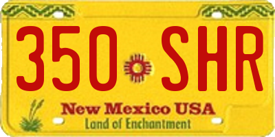 NM license plate 350SHR