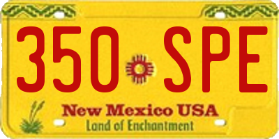 NM license plate 350SPE