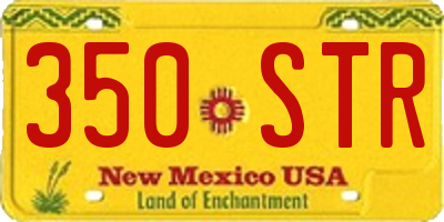 NM license plate 350STR