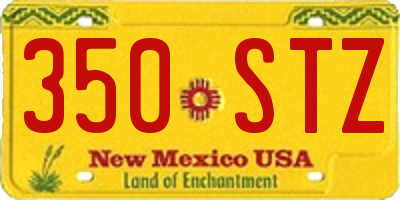 NM license plate 350STZ