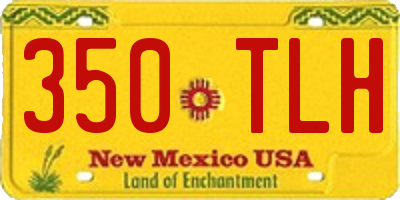 NM license plate 350TLH