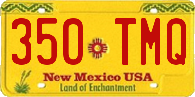NM license plate 350TMQ