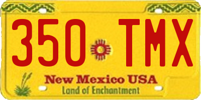 NM license plate 350TMX