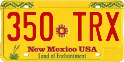 NM license plate 350TRX