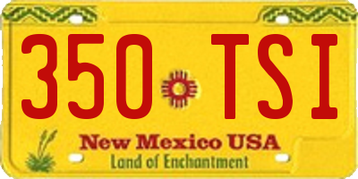 NM license plate 350TSI