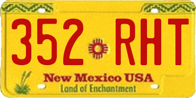 NM license plate 352RHT
