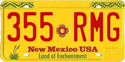 NM license plate 355RMG