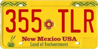 NM license plate 355TLR