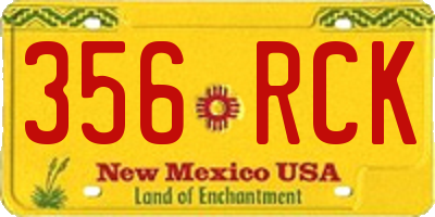 NM license plate 356RCK