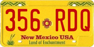 NM license plate 356RDQ