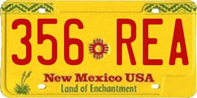 NM license plate 356REA