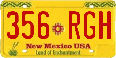 NM license plate 356RGH
