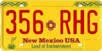 NM license plate 356RHG