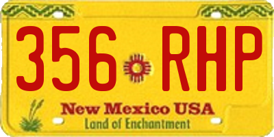 NM license plate 356RHP