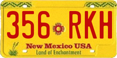 NM license plate 356RKH
