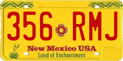 NM license plate 356RMJ
