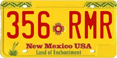 NM license plate 356RMR